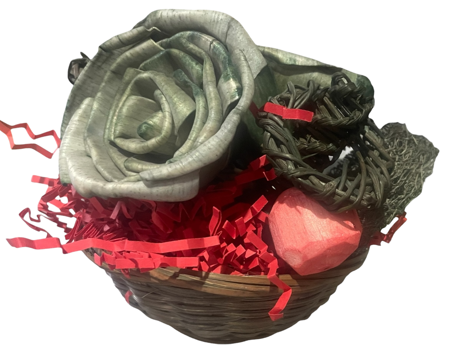 Dracula Basket filled with Sola &amp; Vine Plus more for Small and Medium Birds by Feathered Addictions