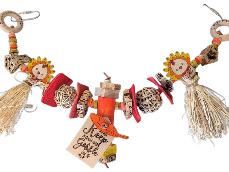 Gobble Gobble Banner Limited Edition by Peter Piper Parrots