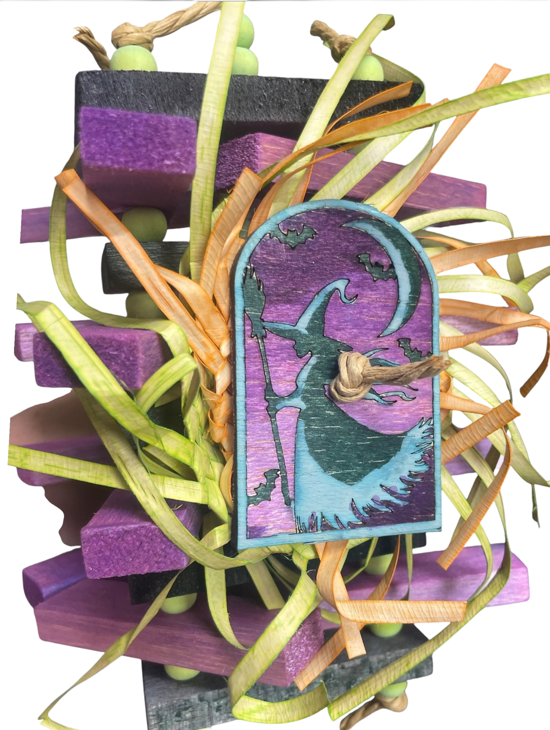 Magical Night Big Boy Sticky Stacker for Small and Medium Birds by Feathered Addictions