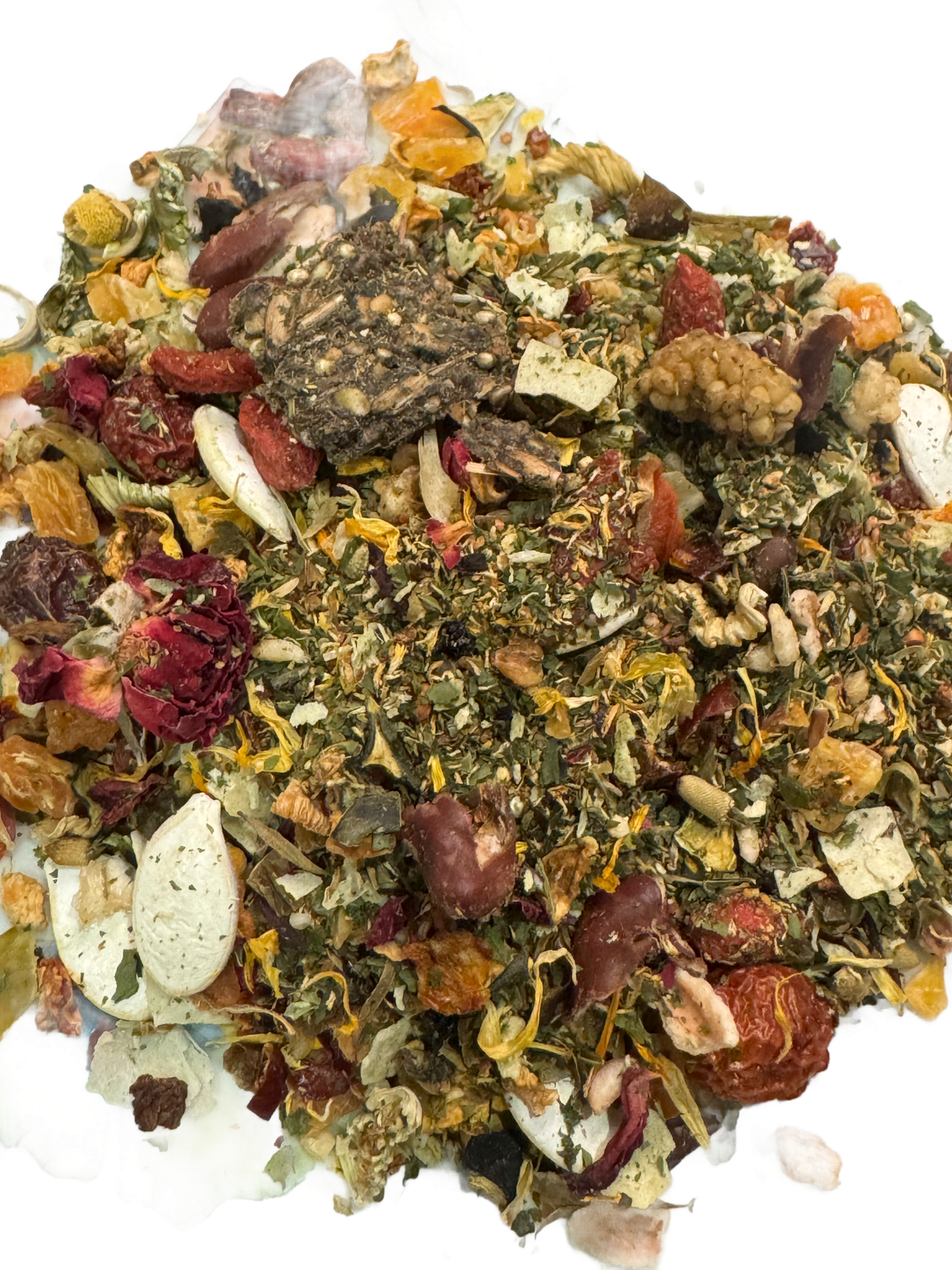 Unpellet Dry Mix for Medium and Large Birds Small Bag 9oz by Phoenix Foraging Rolls