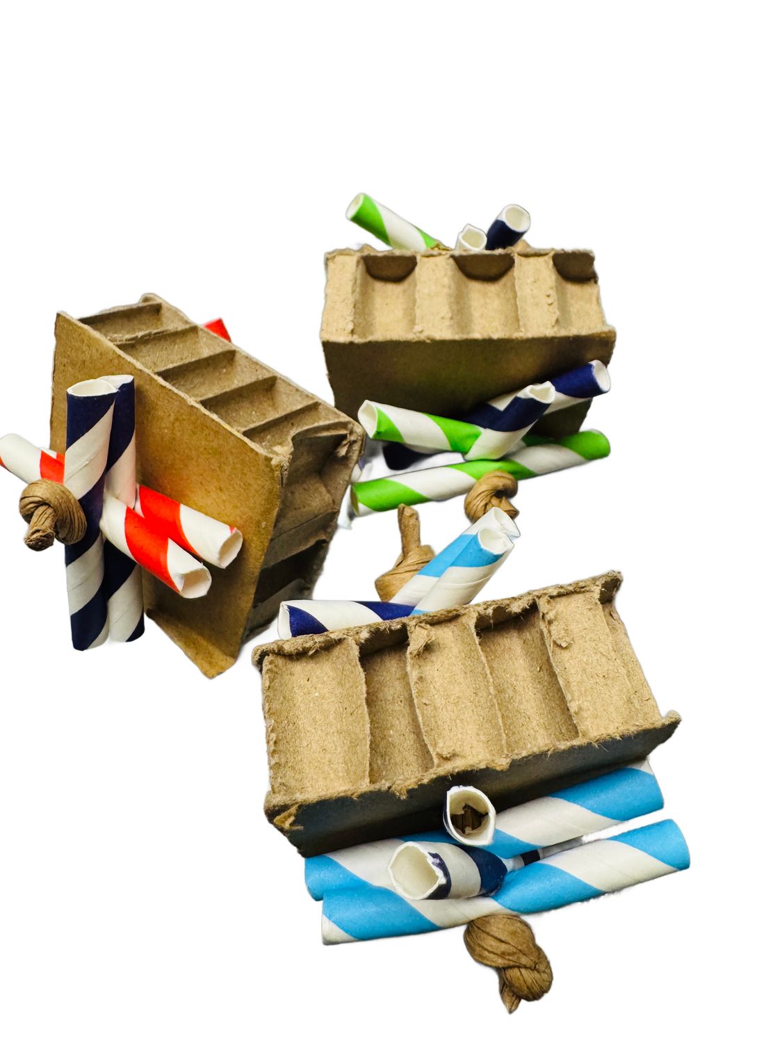 Cardboard Foot Toy for Medium Birds by PDS Parrot Toys