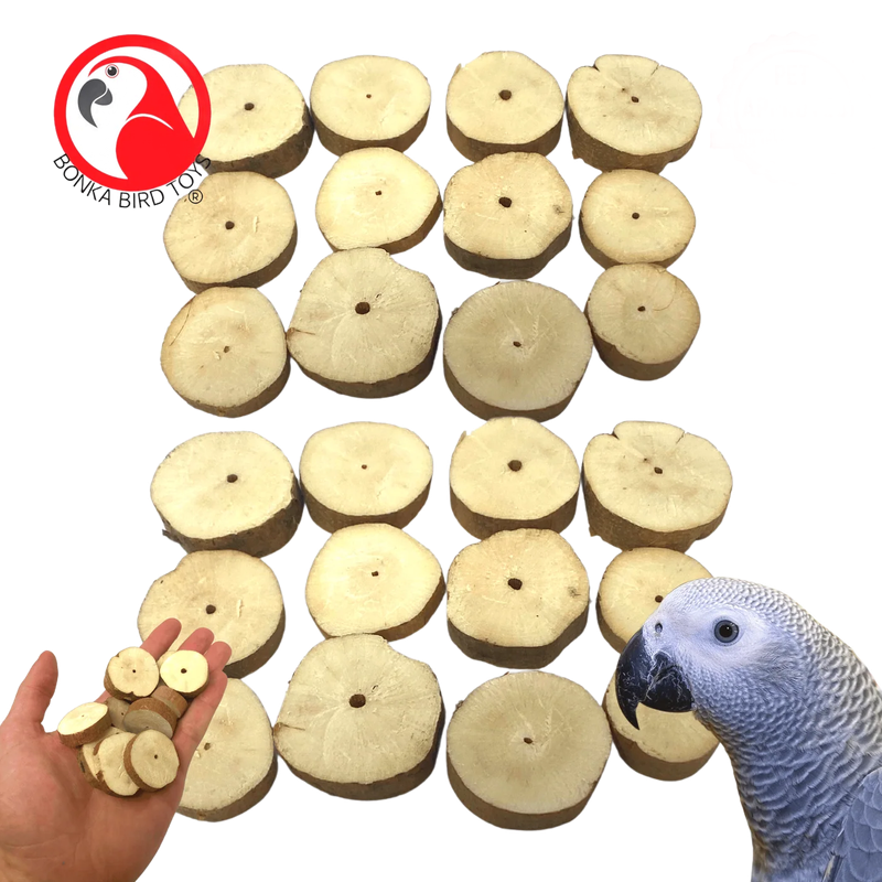 Sola Chips with Bark Pack of 24 by Bonka Bird Toys