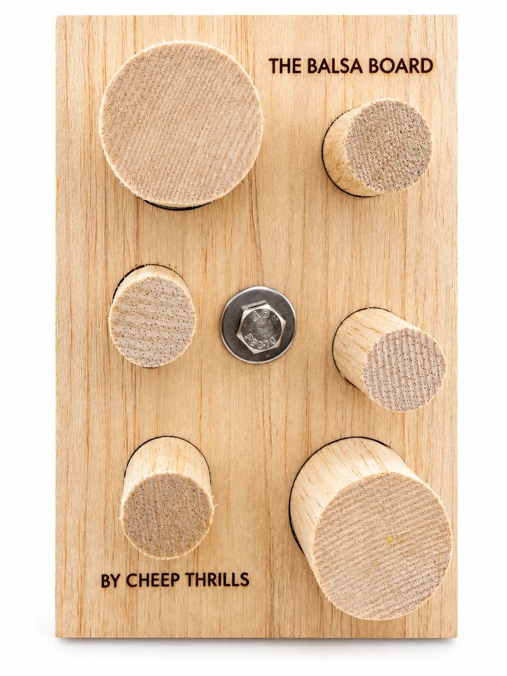Balsa Whirly Board Natural CIRCLES – Spinning Balsa Refillable Cage Mount with Hardware Bird Toy by Cheep Thrills Bird Toys