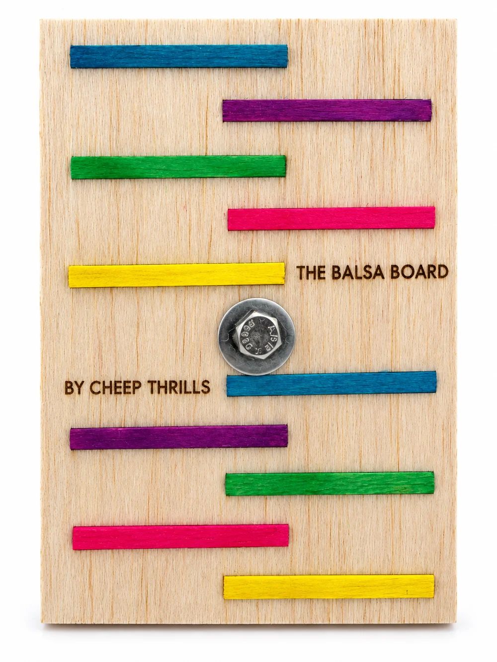Balsa Whirly Board STICKS – Spinning Balsa Refillable Cage Mount with Hardware Bird Toy by Cheep Thrills Bird Toys