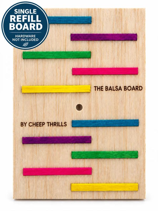 Balsa Whirly Board STICKS Single Refill Only Bird Toy by Cheep Thrills Bird Toys