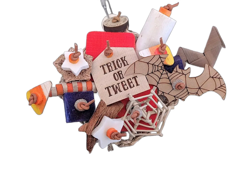 Trick or Treat 4"x4" Mat Shredder by Peter Piper Parrots - Limited Edition
