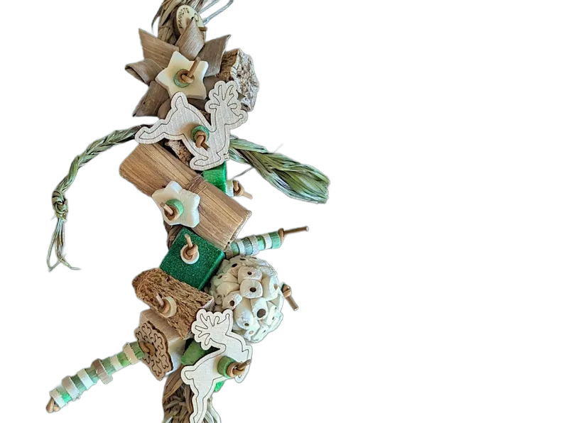 Donner and Blitzen Shredder by Peter Piper Parrots - Limited Edition