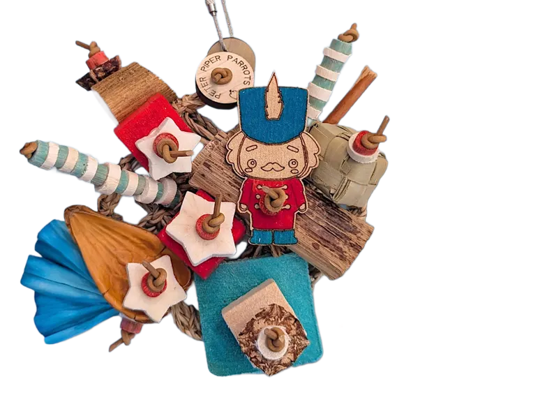 Lil Nutcracker Premium 4"x4" Mat Shredder by Peter Piper Parrots - Limited Edition