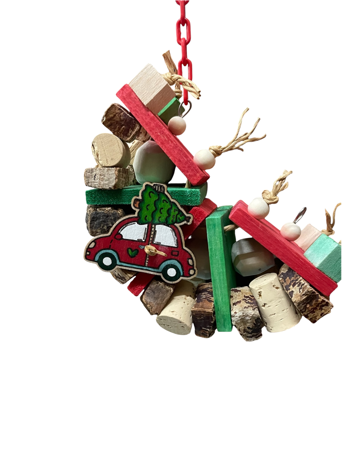 Evergreen Express with Balsa, Cork, Sola &amp; Mahogany Pods for Small &amp; Medium Birds by Feathered Addictions