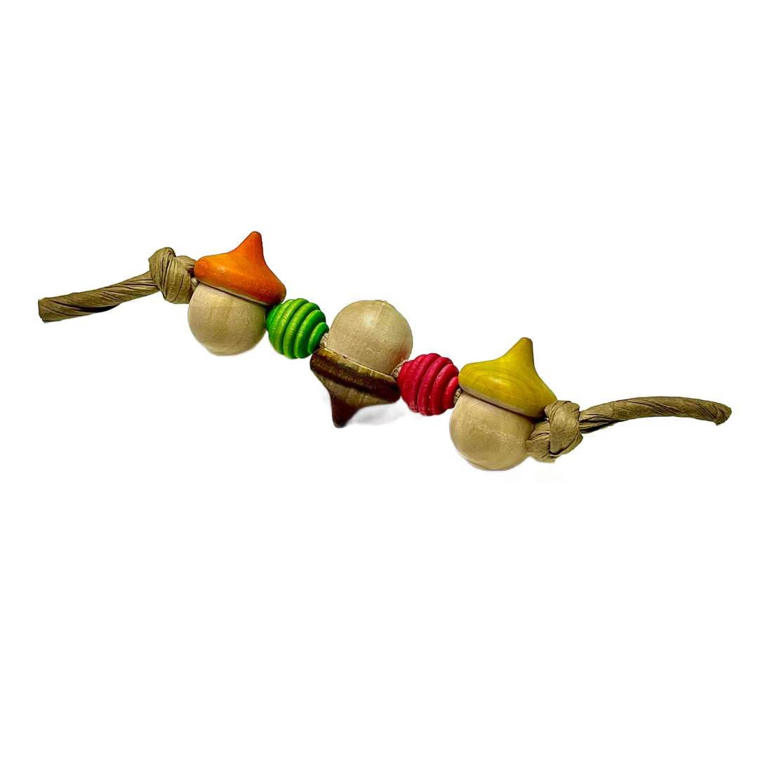 Oakie Foot Toy for Medium &amp; Large Birds by Bite Me Birdie