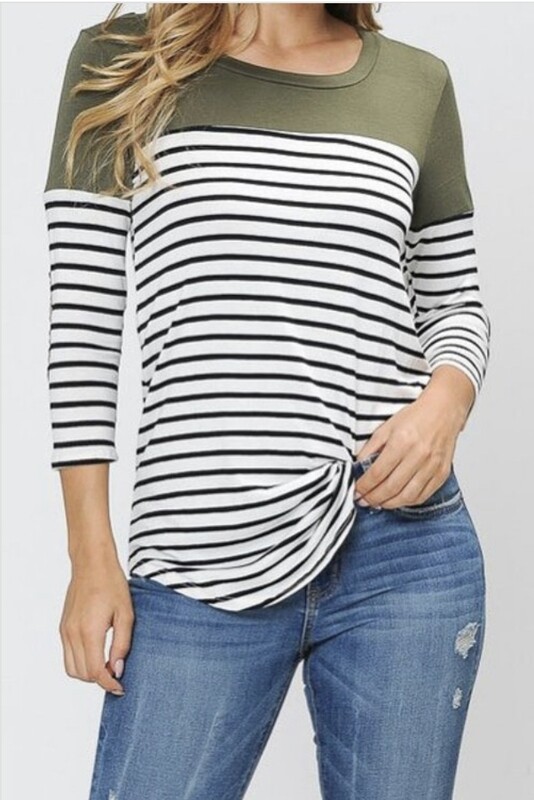 Olive Green with elbow patch