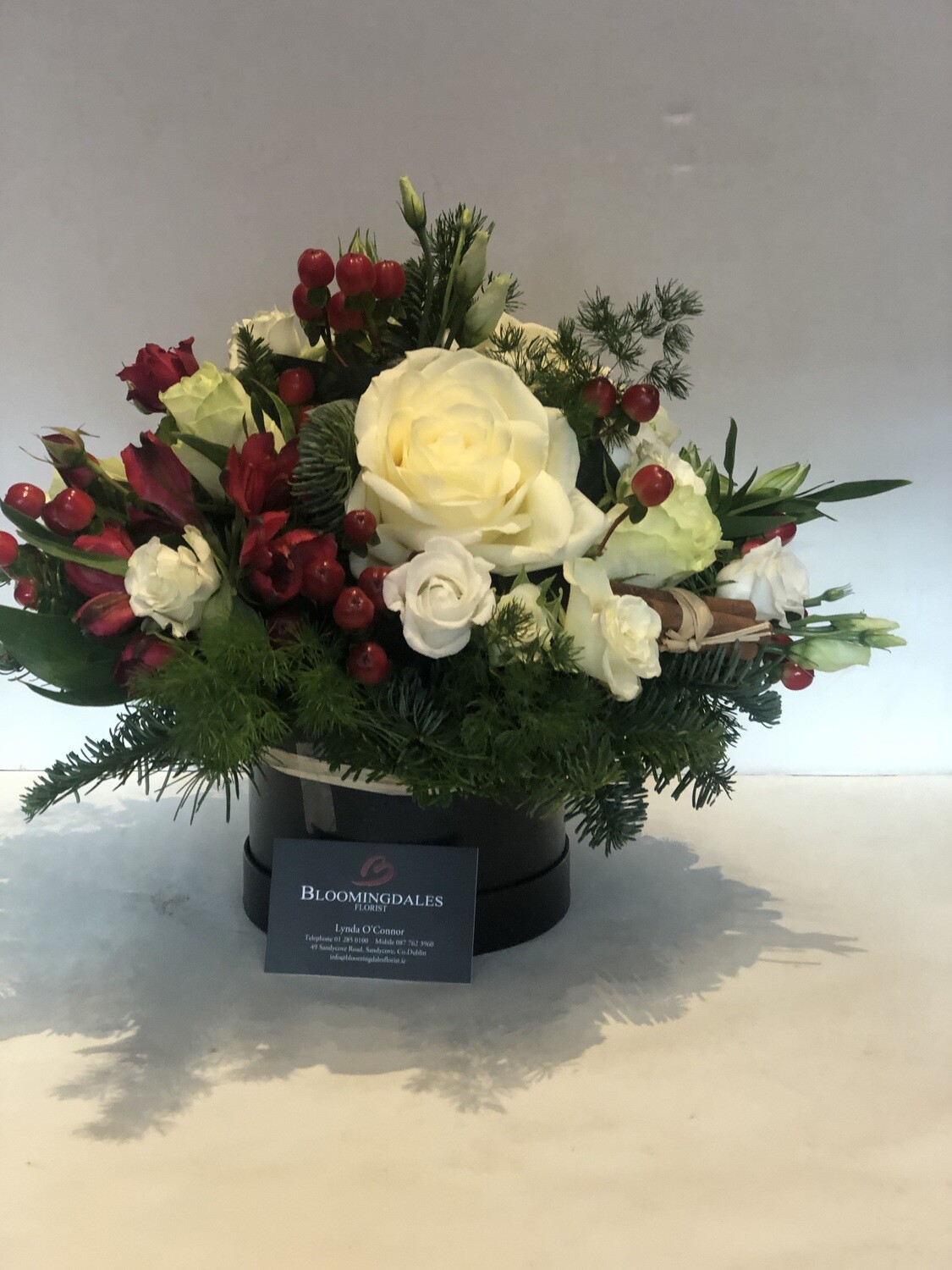 Christmas Blooming Hatbox