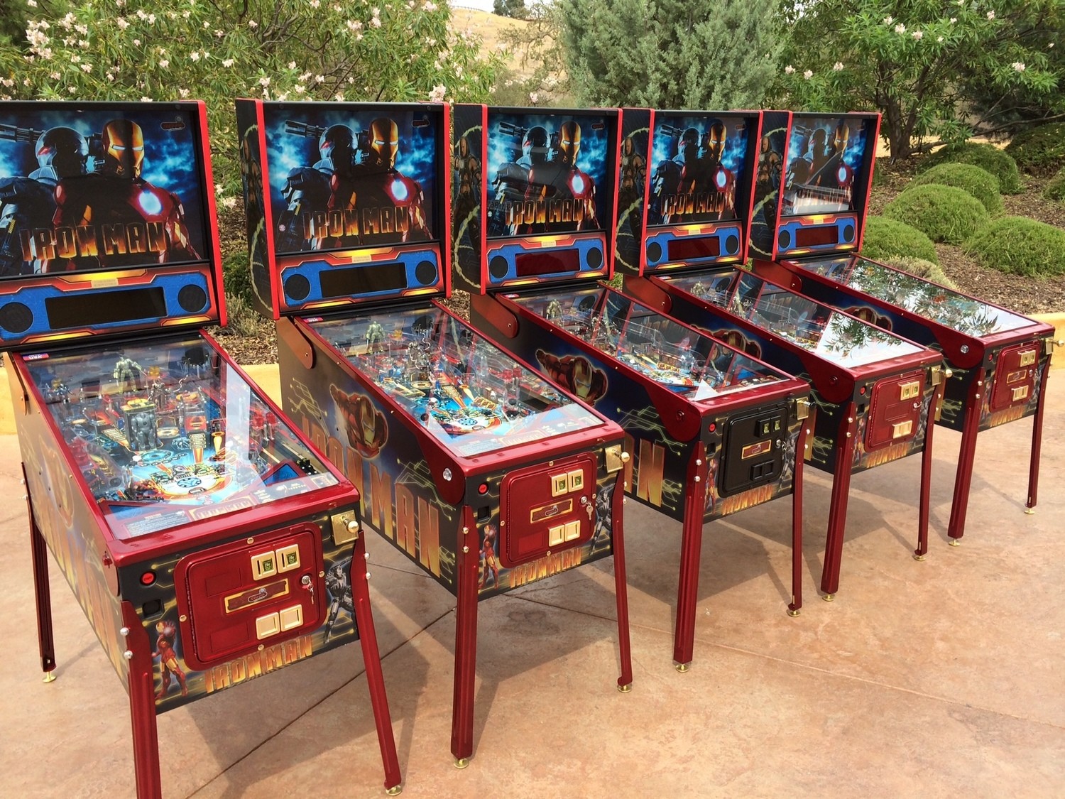 Custom Powder coated Candy Red Armor set for Ironman