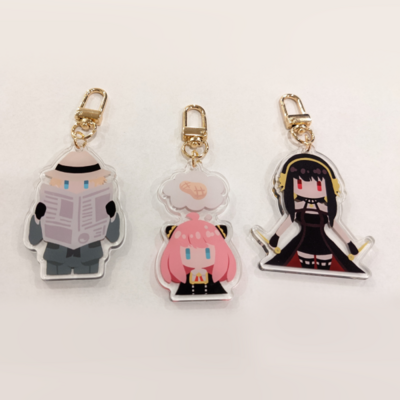 Forger Family Acrylic Keychains (Set of 3)