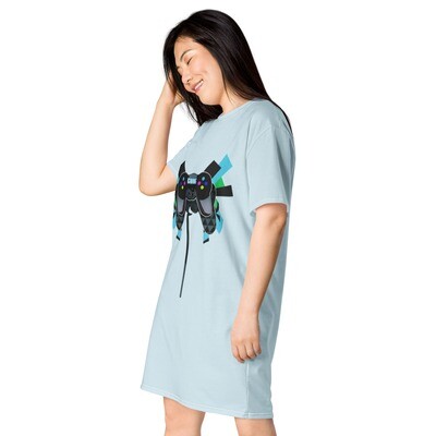 T-shirt dress version with Exia&#39;s shirt design on it