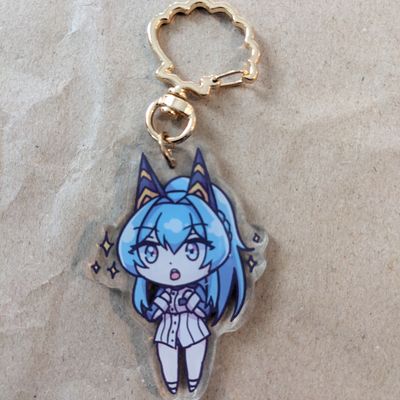 Helm (Aquamarine) Acrylic Keychain