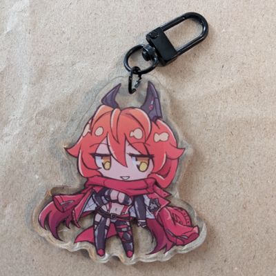 Red Hood Acrylic Keychain
