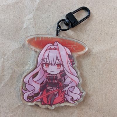 Rose Acrylic Keychain