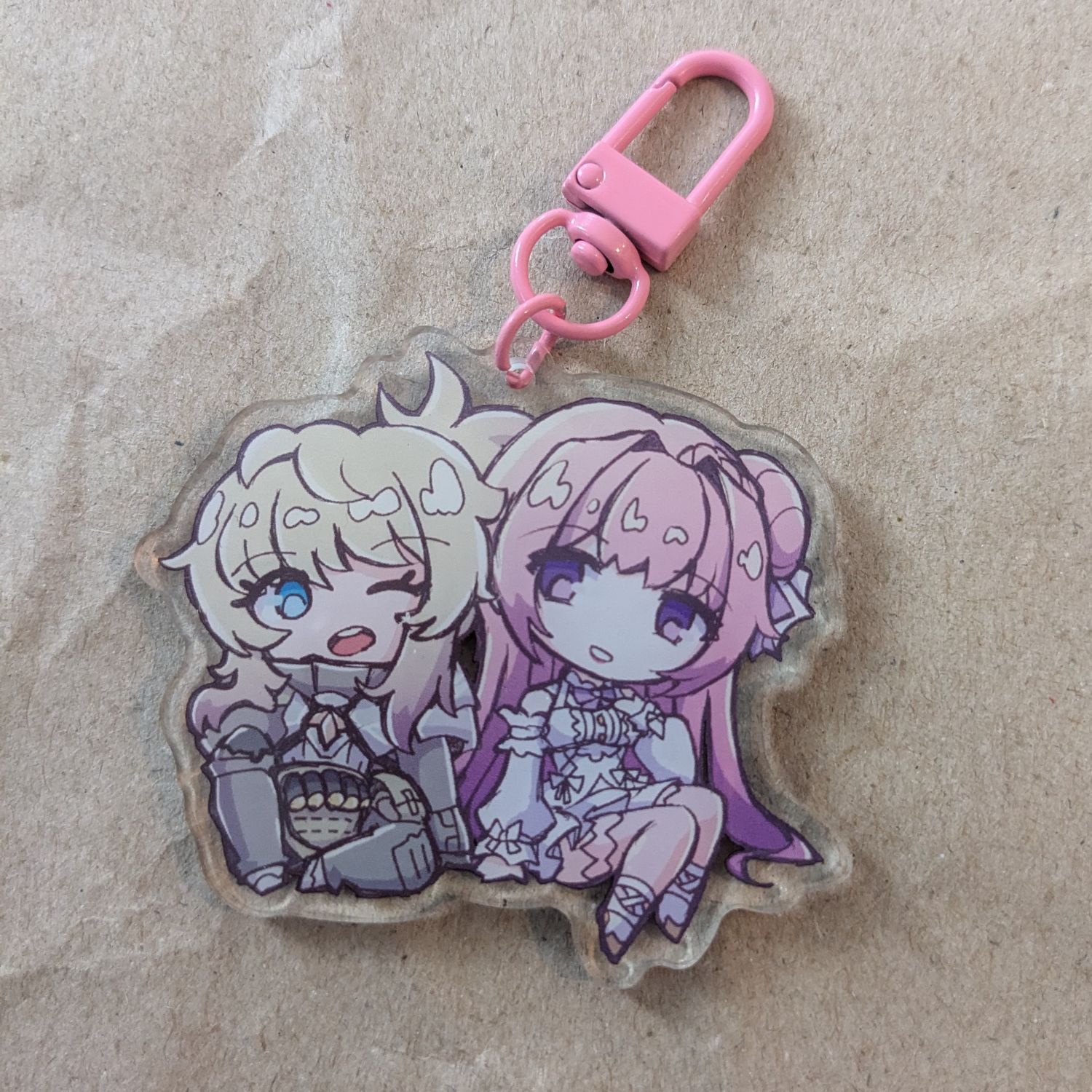 Pinne and Dorothy Acrylic Keychain