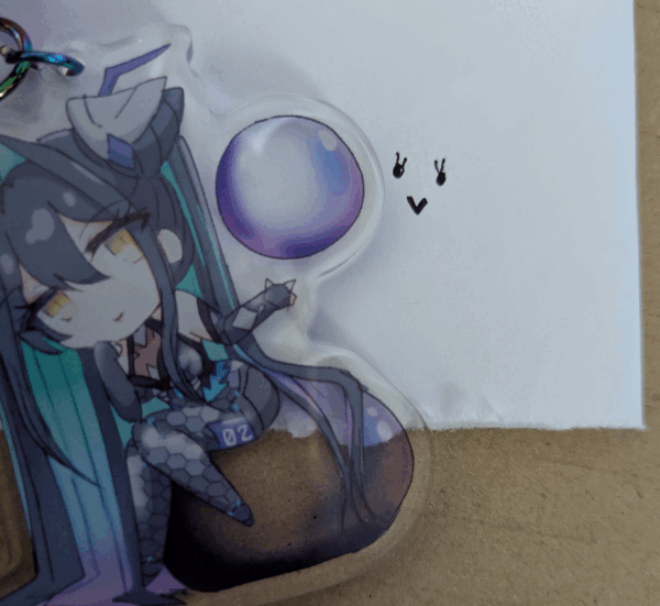 Siren (Little Mermaid) Acrylic Keychain