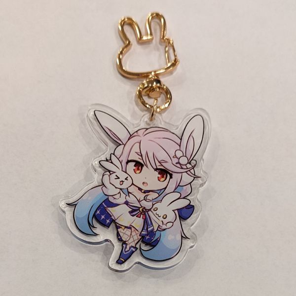 Moon Bunny Dominiel Acrylic Keychain