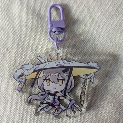 Scarlet Acrylic Keychain