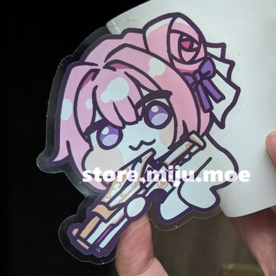 Doro Reloaded Clear Transparent Vinyl Sticker