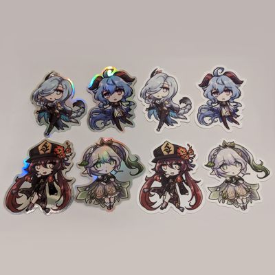 Genshin Impact Vinyl Stickers