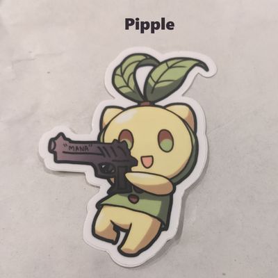 Pipple "Manacaster" Vinyl Sticker