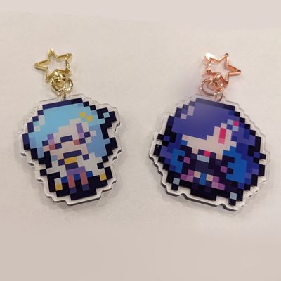 Pixel Lilli Acrylic Keychain (Set of 2)