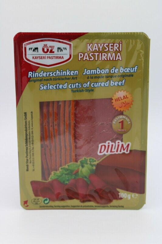 Kayseri Dilim Pastirma 100 g