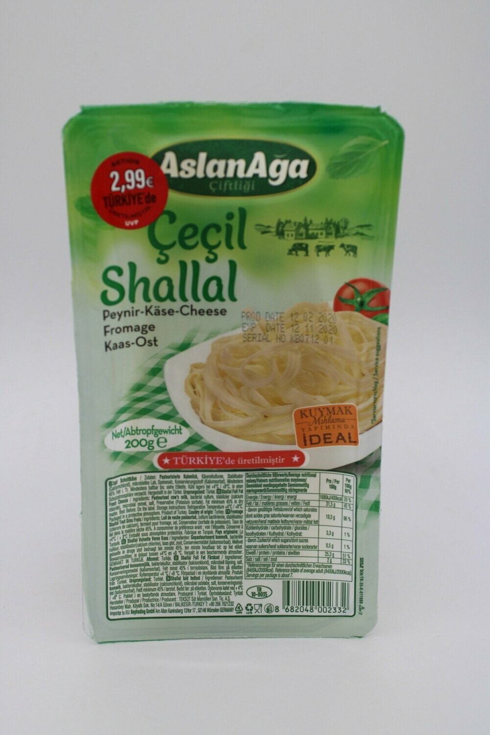 Aslanaga Cecil Peynir 200 g