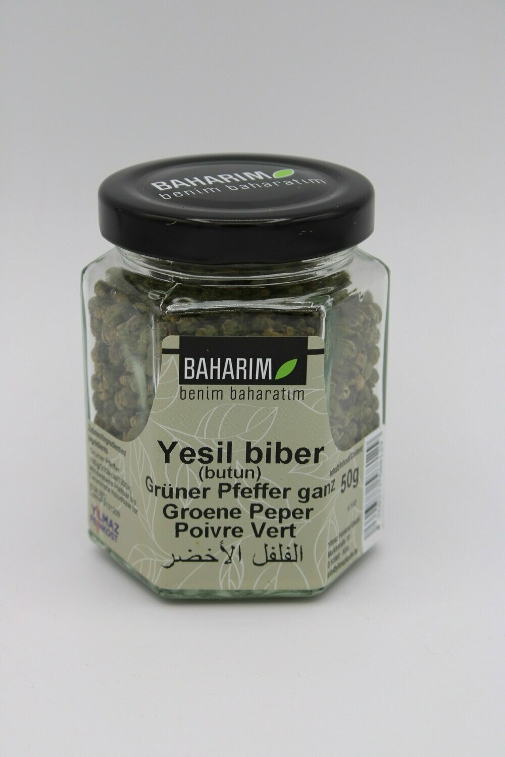 Baharim Yesil Biber 50 g Kavanoz
