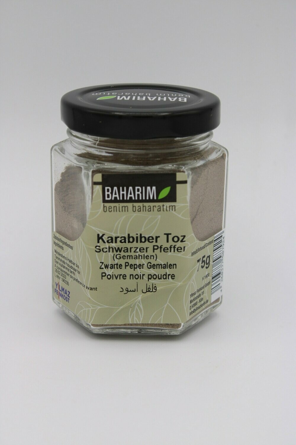 Baharim Karabiber Toz 75 g Kavanoz