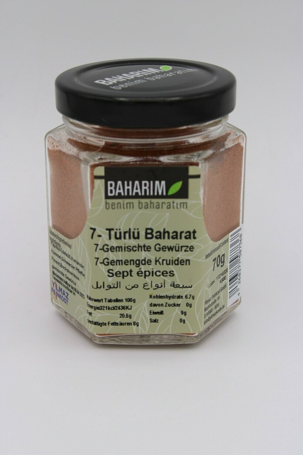 Baharim Yedi Türlü 70 g Kavanoz