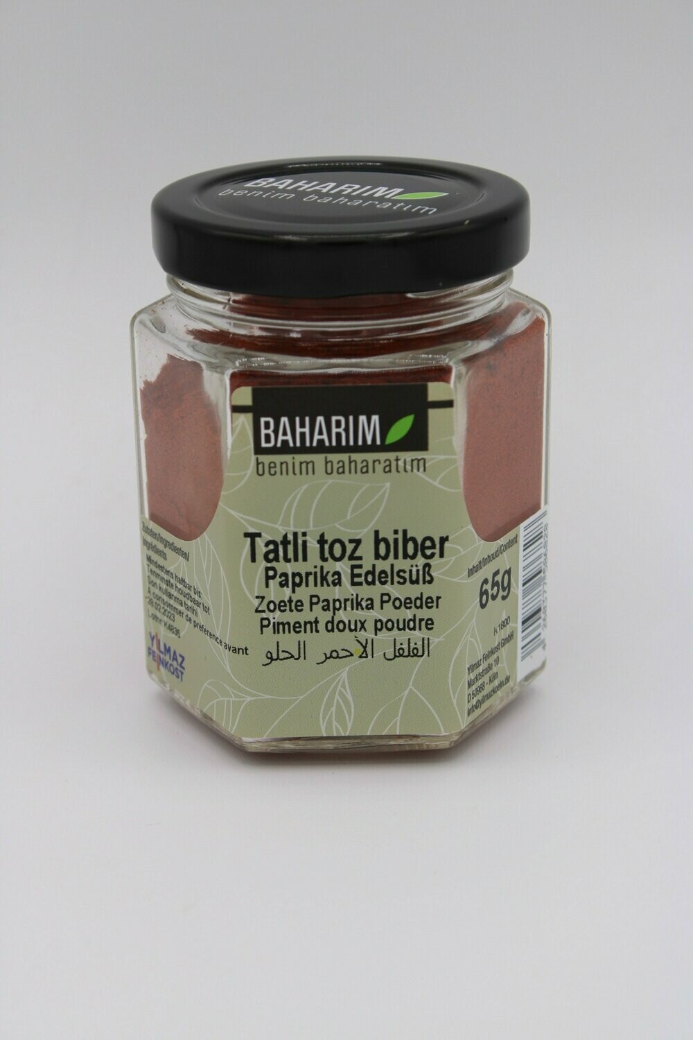 Baharim Tatli Toz Biber 65 g Kavanoz