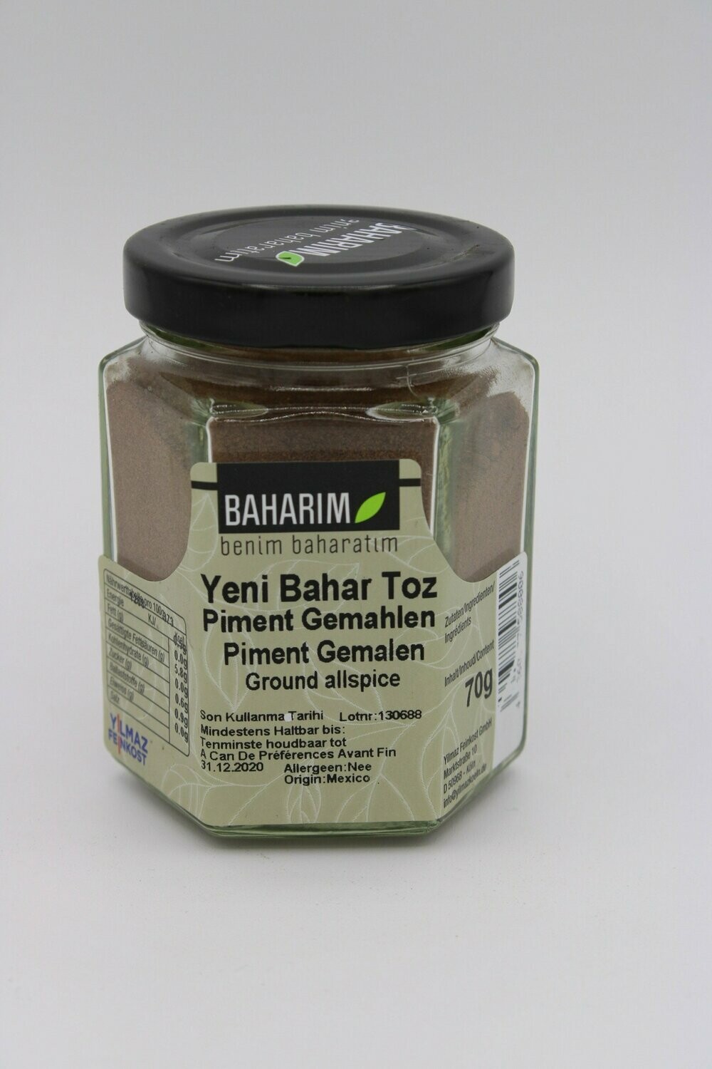 Baharim Yeni Bahar Toz 70 g Kavanoz