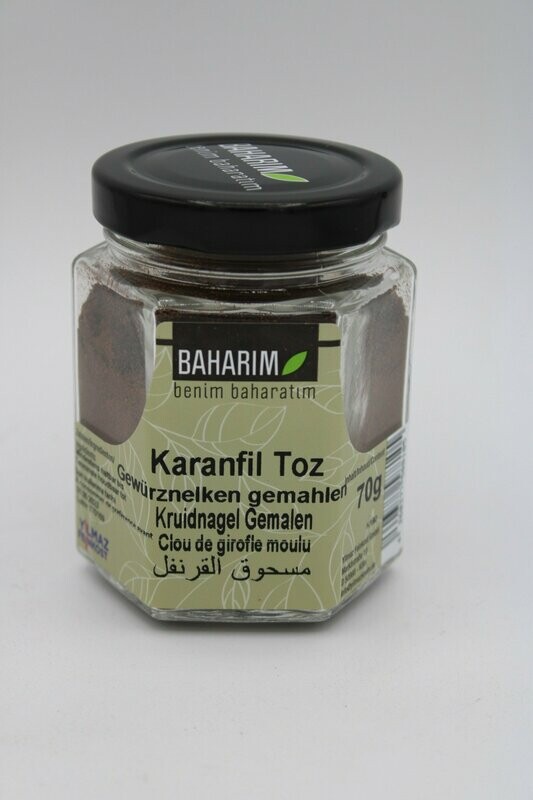 Baharim Karanfil Toz 70 g Kavanoz