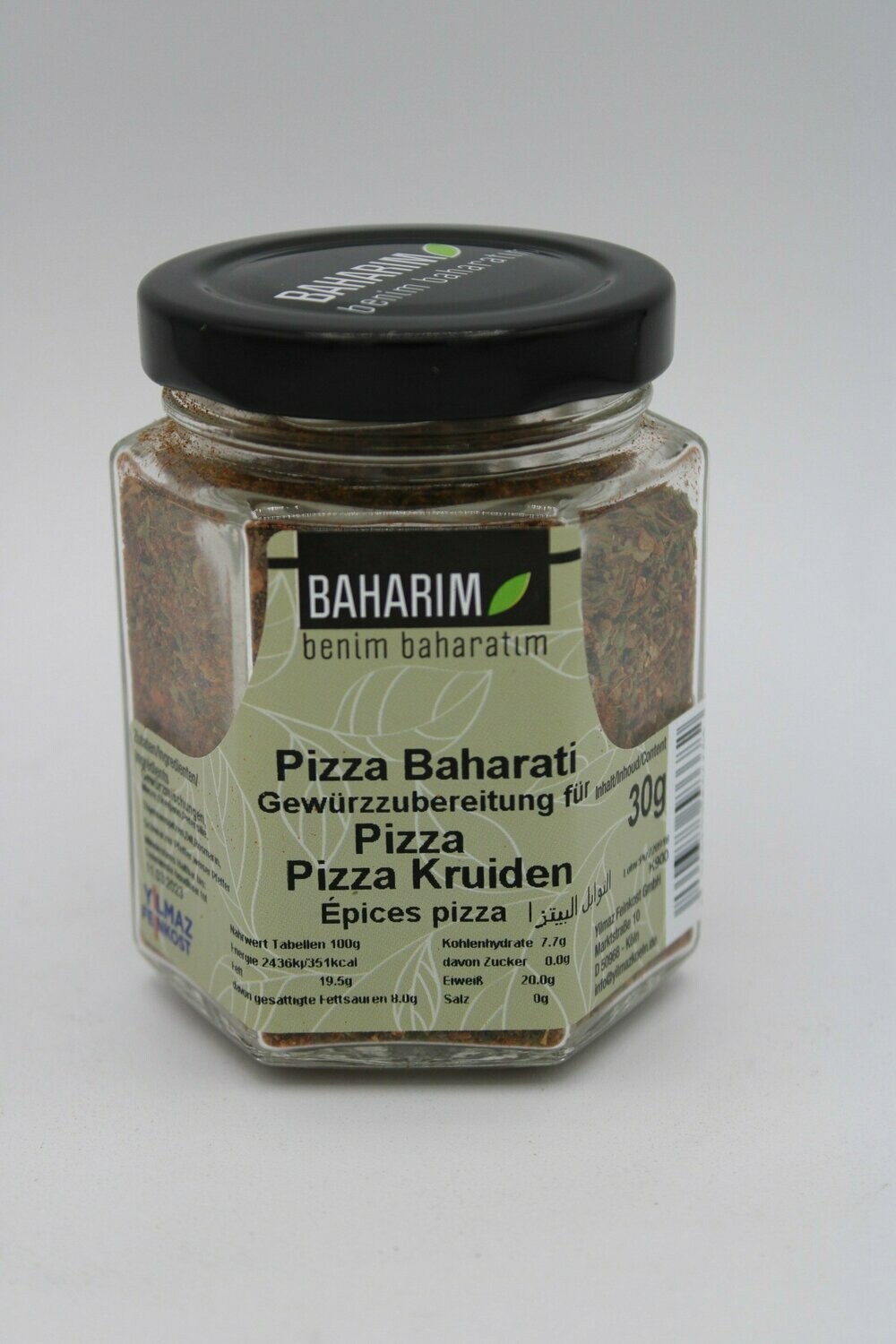 Baharim Pizza Baharati 30 g Kavanoz
