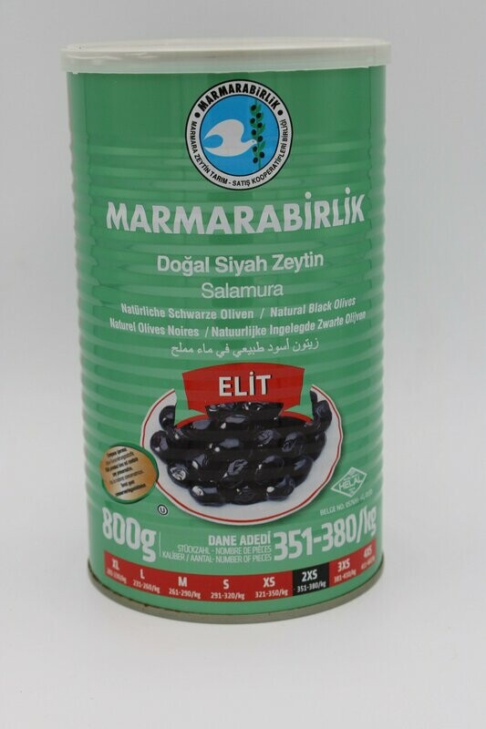 Marmarabirlik Elit Teneke Zeytin 800 g