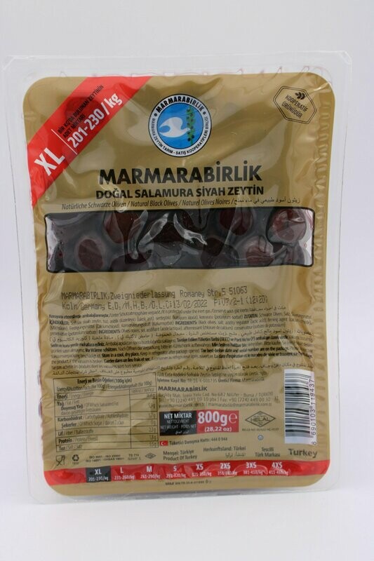 Marmarabirlik Mega XL Vakum Zeytin 800 g