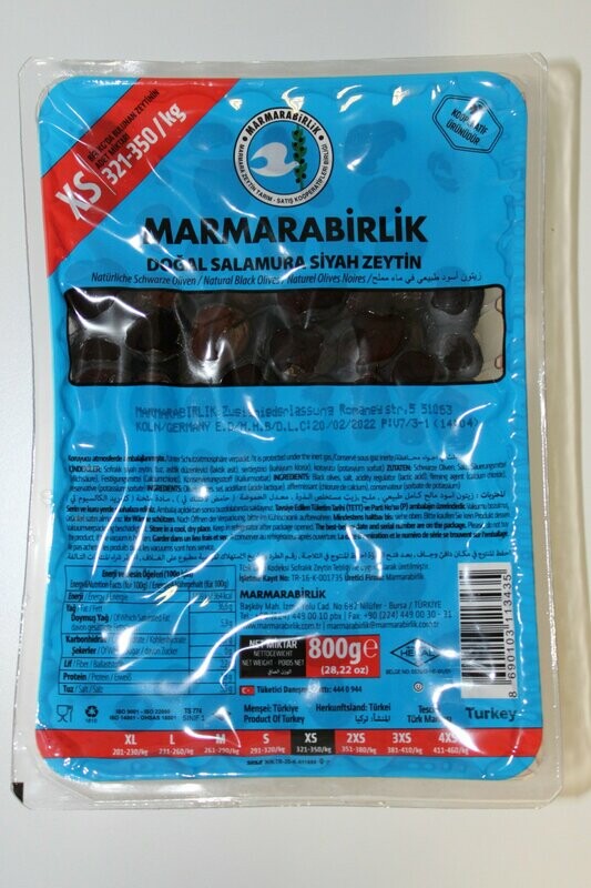 Marmarabirlik Ekstra Vakum XS 800 g Zeytin