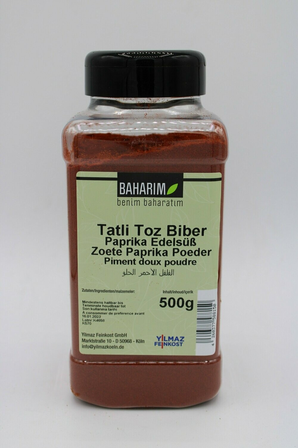 Baharim Tatli Toz Biber 500 g