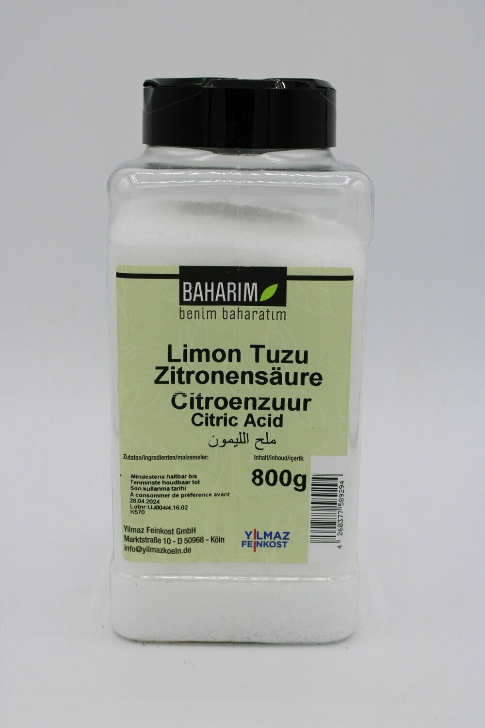 Baharim Limon Tuzu 800 g