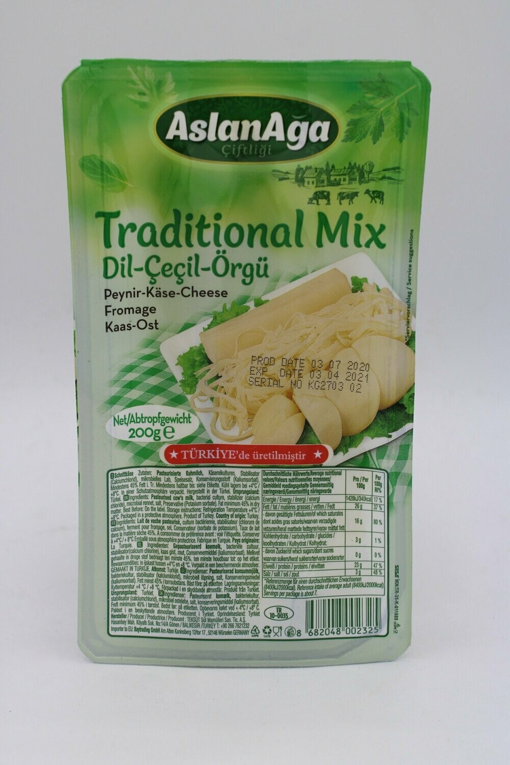 Aslanaga Dil-Cecil-Örgü Mix Peynir 200 g