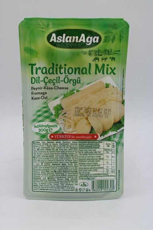 Aslanaga Dil-Cecil-Örgü Mix Peynir 200 g