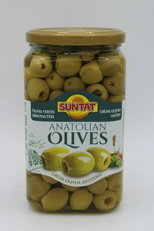 Suntat Kavanoz Cekirdeksiz Yesil Zeytin 720 cc
