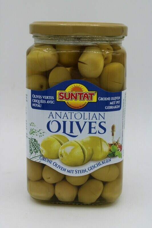 Suntat Kirma Yesil Zeytin 850 g