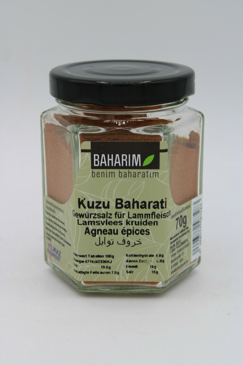 Baharim Kuzu Et Baharati Kavanoz 70 g