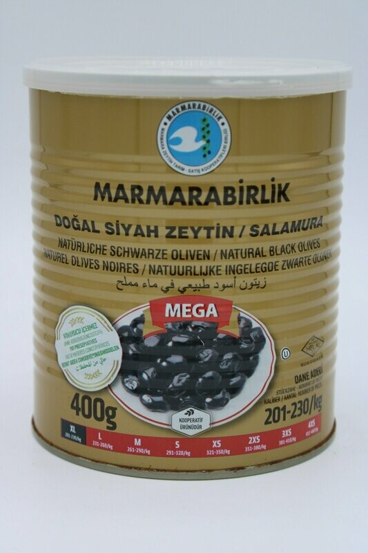 Marmarabirlik Mega XL Teneke Zeytin 400 g